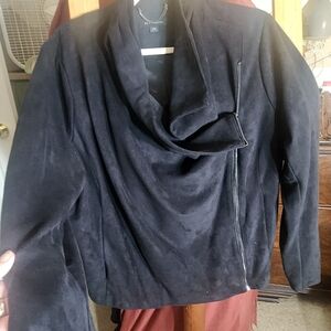 H by Halston Black Teddy Jacket